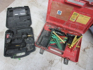 lot 197 image: HILTI NAIL STUD GUN AND A SENCO MICRO PINNER NAILER