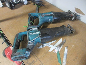 lot 203 image: MAKITA CORDLESS SAWZALL AND RECIPROCATING SAW-NO BATTERIES