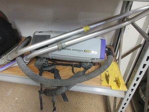 lot 214 image: BACK PACK VACUUM WITH HEPA FILTRATION