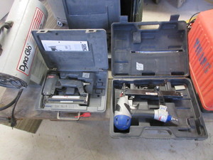 lot 244 image: PNEUMATIC STAPLERS