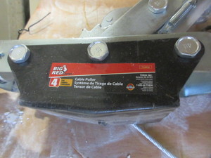 lot 246 image: BIG RED CABLE PULLER