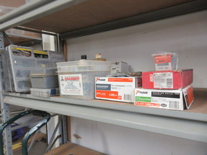 lot 274 image: ORGANIZER BOXES WITH NEW FITTINGS AND FASTENERS AND MORE