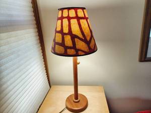 Teak Danish Modern Table Lamp