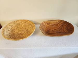 Carved & Woven Bowls