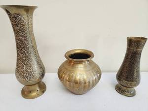Vintage Brass Vases