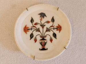 Stone Plate with Inlays