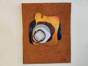 Leather & Agate Collage