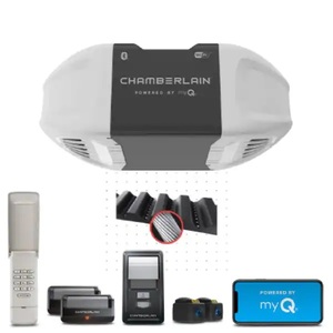lot 14 image: Chamberlain  34 HP Smart Quiet Belt Drive Garage Door Opener