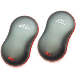 lot 65 image: Go Warmer  17.06 BTUs Battery Powered Rechargeable Personal Hand Heater Furnace with Flashlight (2-Pack)