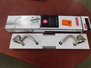 lot 28 image: Delta  Everly 24 in. Double Towel Bar in SpotShield Brushed Nickel