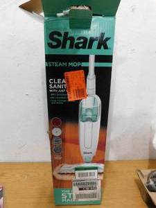 lot 48 image: Shark  Corded Hard Floor Steam Mop with XL Removable Water Tank