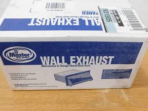 lot 109 image: Master Flow  3-14 in. x 10 in. Rectangular Appliance Wall Vent