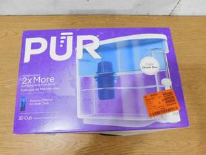lot 117 image: New PUR  30-Cup Dispenser Filter System