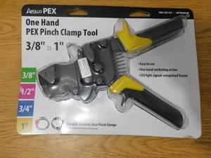lot 80 image: Apollo  38 in. to 1 in. 1-Hand PEX-B Pinch Clamp Tool