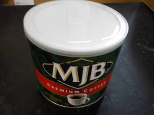 26 oz can MJB Premium Coffee...