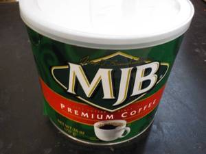 26 oz can MJB Premium Coffee...
