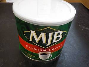 26 oz can MJB Premium Coffee...