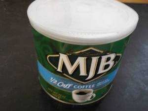 23 oz can MJB 12 Caff Coffee...