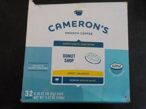 Camerons 32 Pods Donut Shop Coffee...