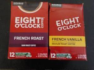 Eight OClock Keurig 12 Kcups each ...