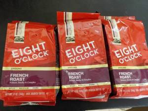 3 - 11 oz Eight OClock French roas...