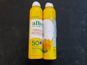 2 Alba Hawaiian Sunscreen Sprays...