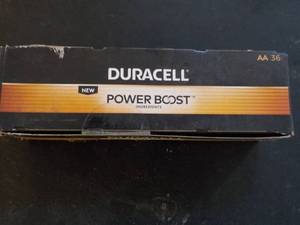 36 Duracell Double AA Batteries...