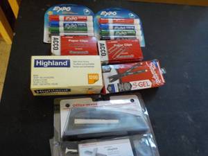 Expo Dry Erase Markers, Post Its, P...