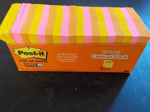 Cabinet Pack Post Its 18 Pads 3 x 3...