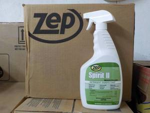 12 qt Bottles ZEP Spirit II Deterge...