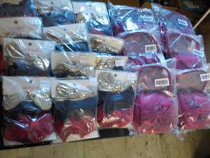 6 New Girls Purses and 12 - 3 packs...