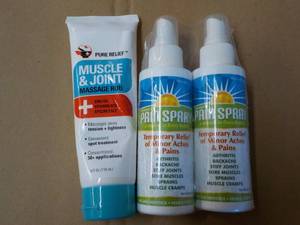 Muscle and Joint Rub and Pain Spray...