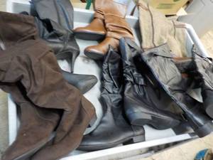 6 Pair Boots size 9 12 -12...
