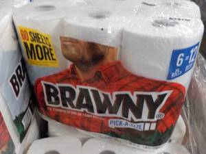 6 Pack Brawny Paper Towels...