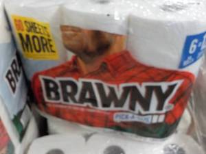 6 Pack Brawny Paper Towels...