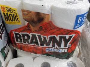 6 Pack Brawny Paper Towels...