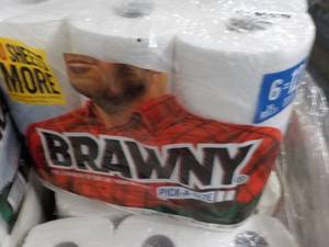 6 Pack Brawny Paper Towels...