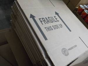 25 Boxes - 14 x 13 x 8...