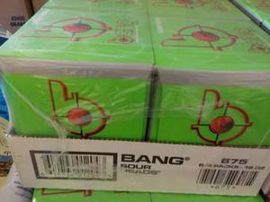 6 - 4 Packs Bang Sour Head...