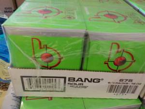 6 - 4 Packs Bang Sour Head...