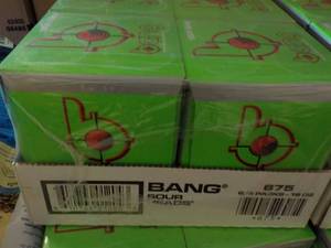 6 - 4 Packs Bang Sour Head...