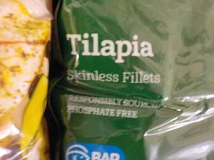 3 - 32 oz Frozen Pkgs Tilapia Skinl...