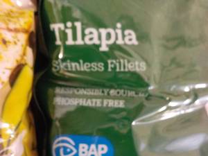 3 - 32 oz Frozen Pkgs Tilapia Skinl...