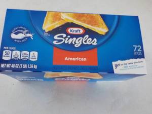 72 Slices Kraft American Singles...