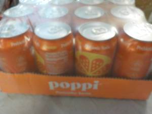 12 Pack Poppi Orange Prebiotic Soda...