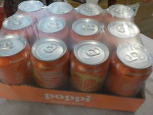 12 Pack Poppi Orange Prebiotic Soda...