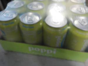 12 pack Poppi Ginger Lime Soda...