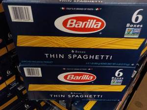 2 Boxes 6 Each Barilla Thin Spaghet...