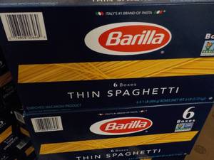2 Boxes 6 Each Barilla Thin Spaghet...