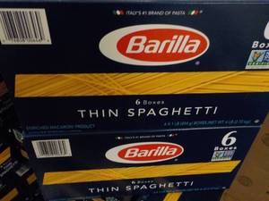 2 Boxes 6 Each Barilla Thin Spaghet...